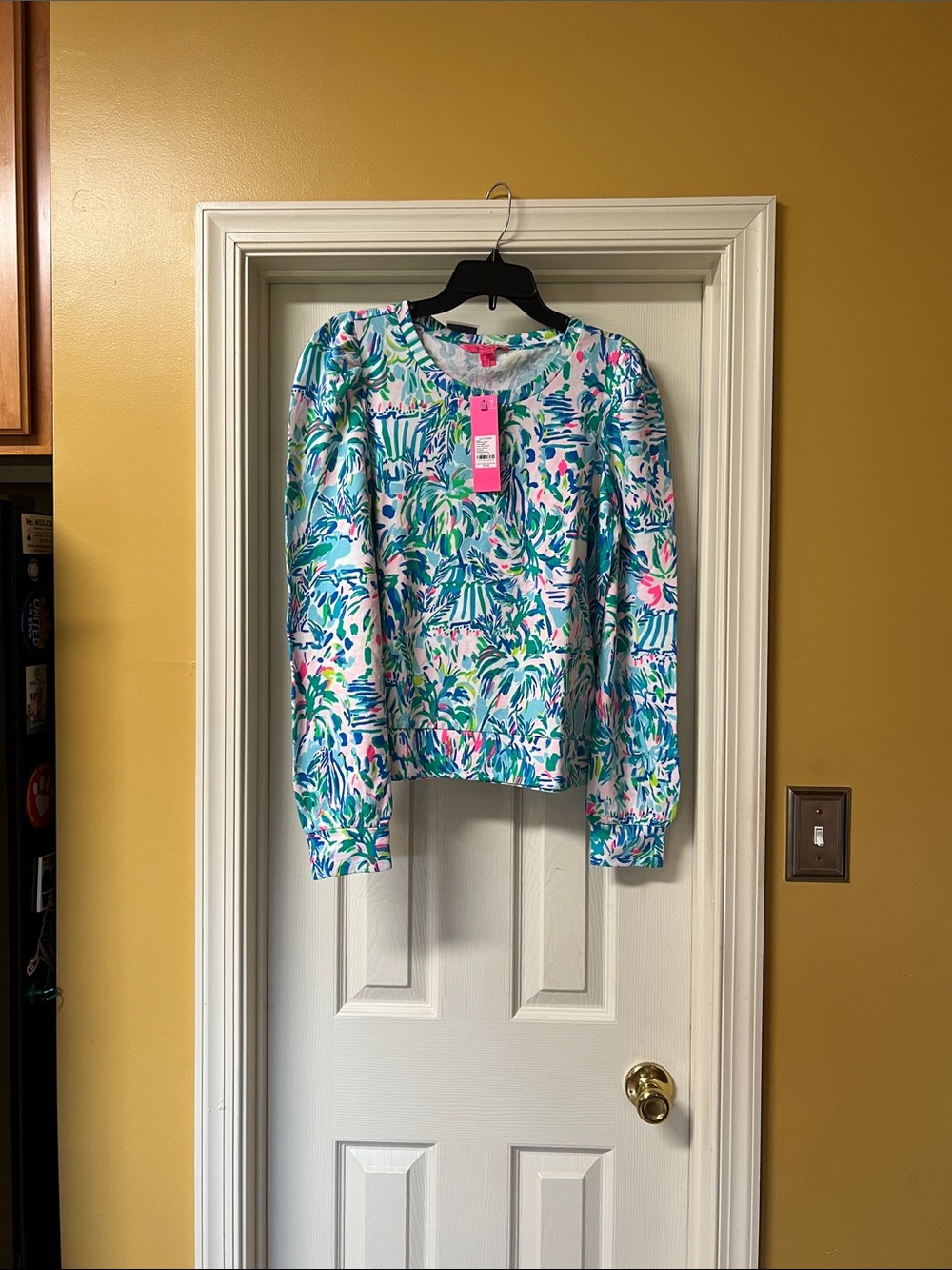 Lilly Pulitzer Blue Ibiza Cabana Cocktail Long Sleeve